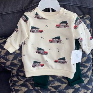 NWT BABY BOY CHRISTMAS OUTFIT